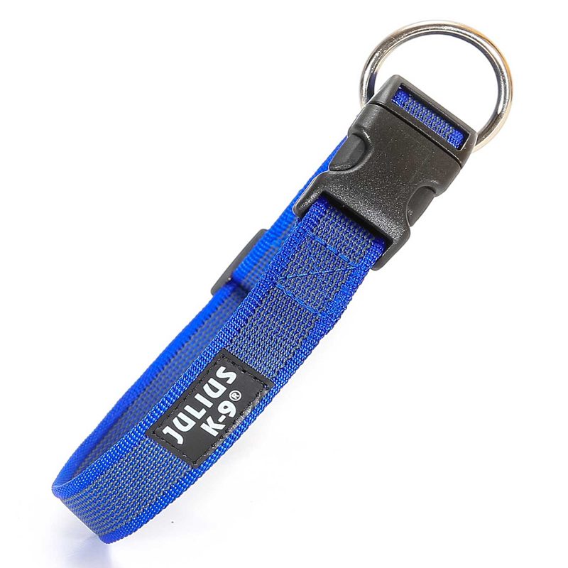 JULIUS-K9 Hundehalsbänder JULIUS-K9 Julius K9 Halsband 25mm x 39-65cm blau/ grau