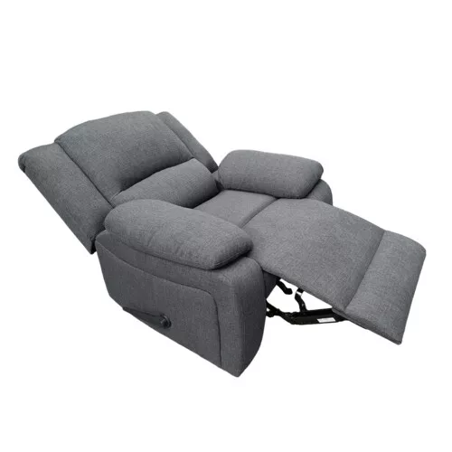 Happy Home Happy Home XXL-Relaxsessel mit verstellbarer Rückenlehne HSP93-GRA grau