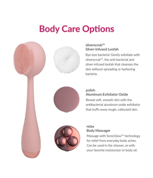 PMD Clean Body Berry Körperbürste-1 Stk