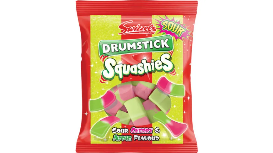Swizzels Drumstick Sqashies Sour Cream & Apple Flavour 120 g