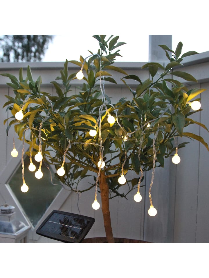 STAR Trading Solar LED-Lichterkette Globini außen, warmweiß, Batterie günstig kaufen onesize