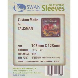 Swan Panasia Kartenhüllen 103mm x 128mm dünn (100)