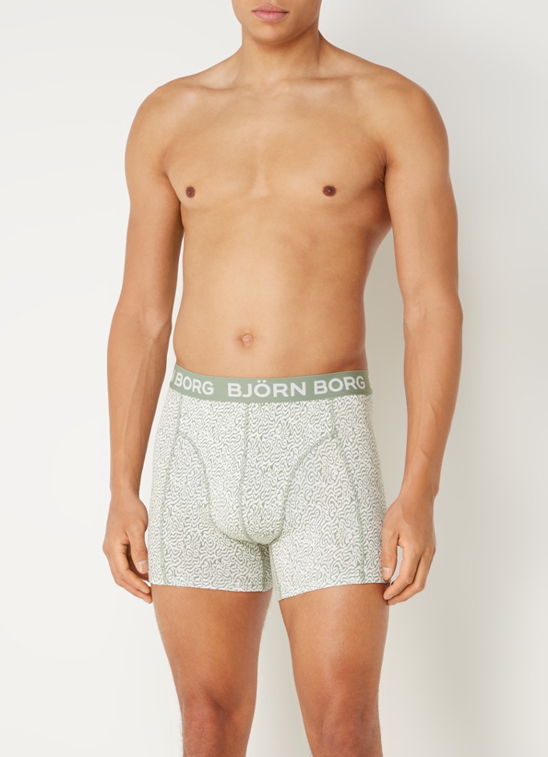 Boxer Björn Borg con fascia logo, confezione da 3