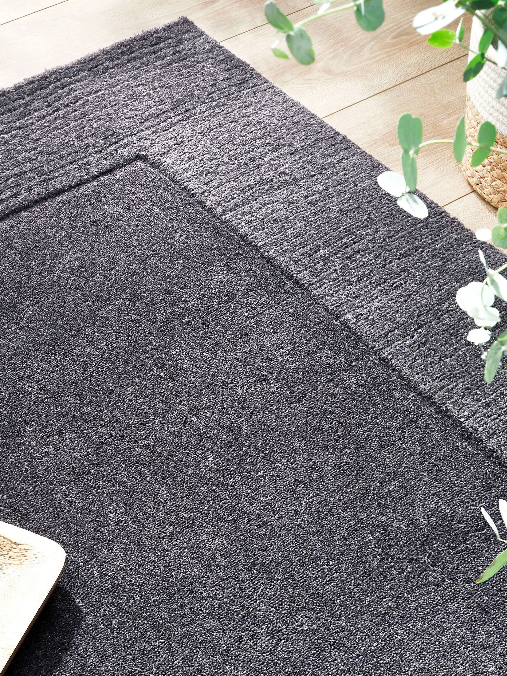 Comino Woll-Teppich, Dark Grey
