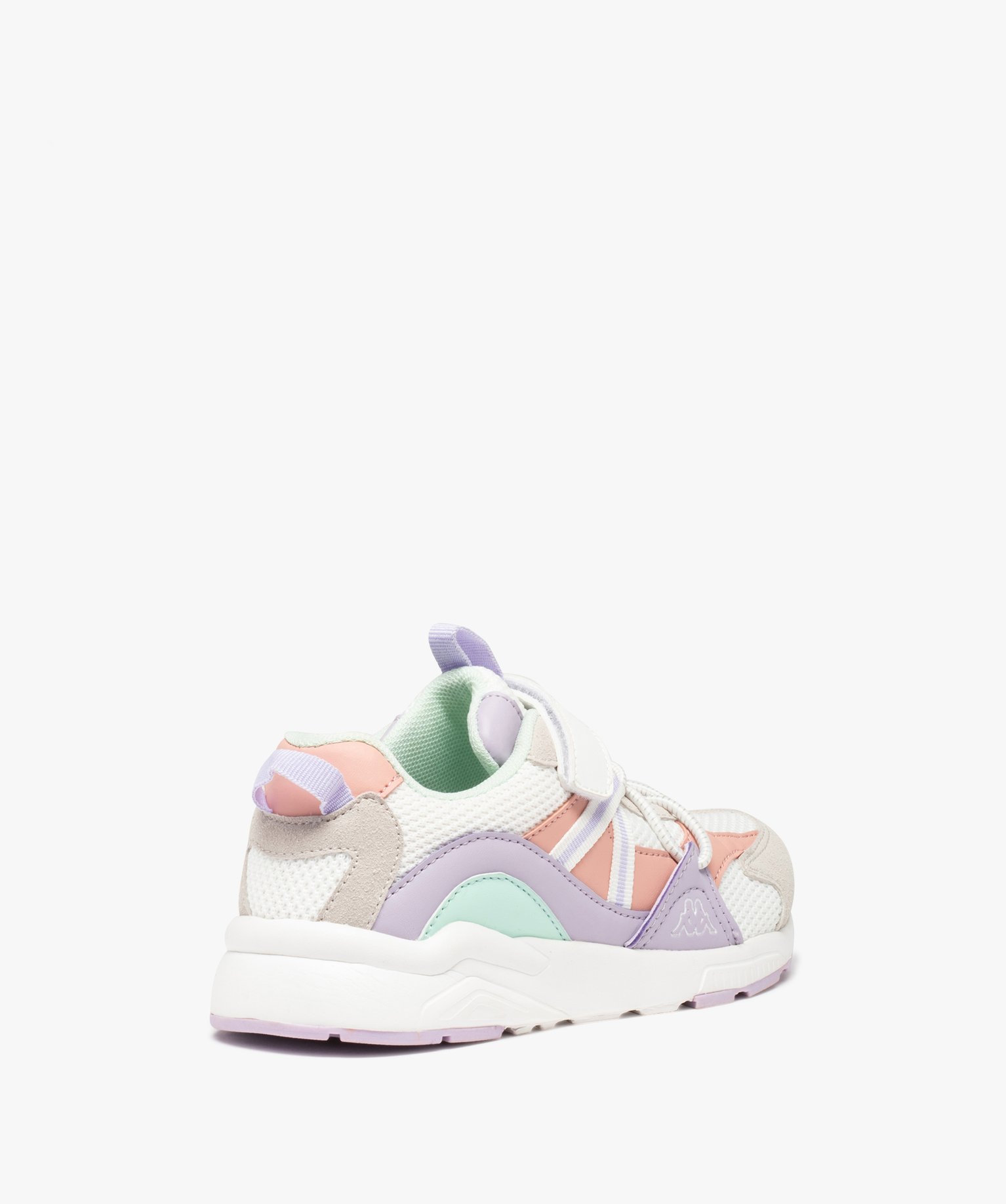 Baskets fille running multi-matières - Kappa blanc | GEMO