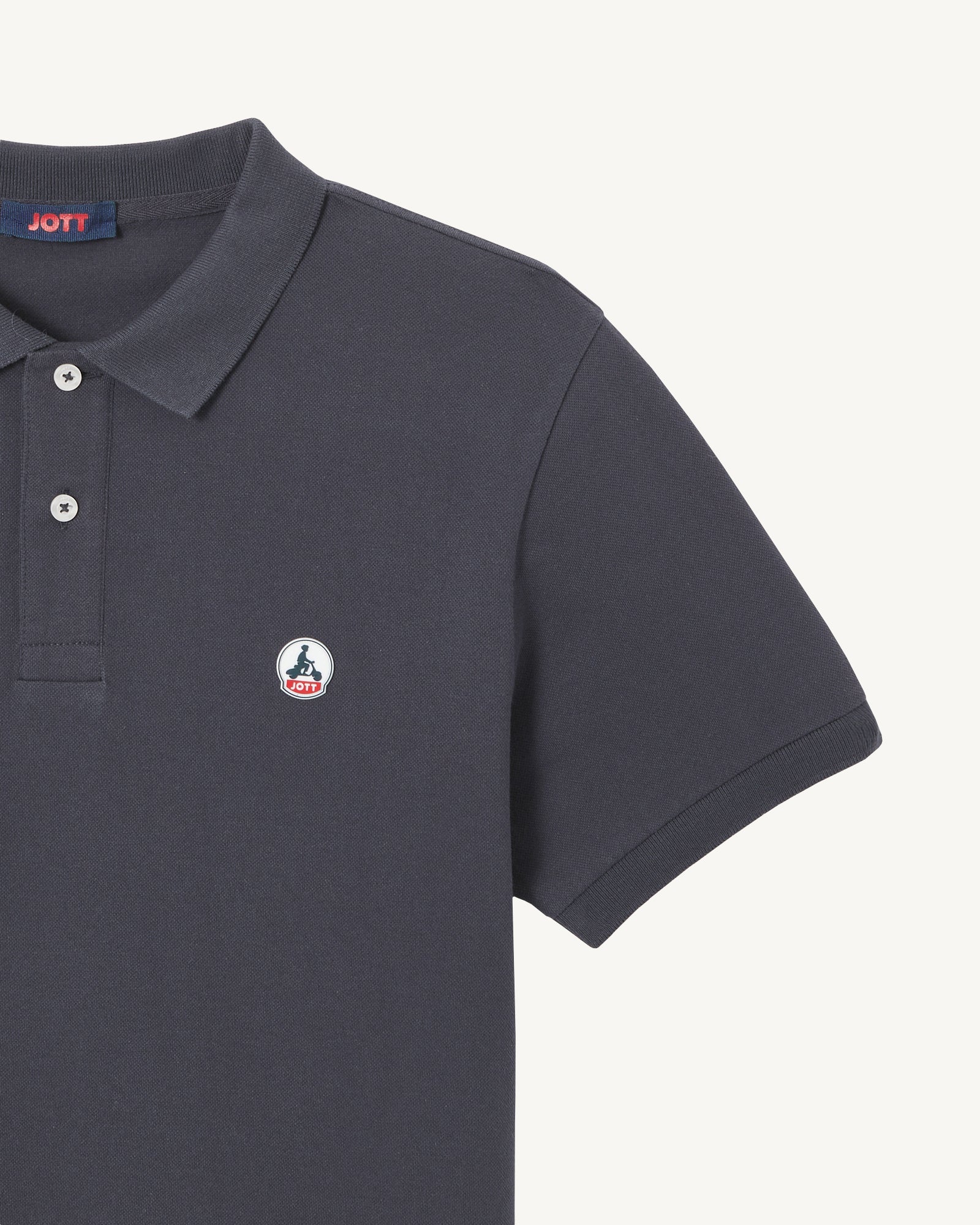 Polo homme en coton biologique Marine Marbella