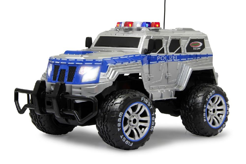 Jamara e.K. JAMARA Polizei Panzerwagen Monstertruck 1:12 27MHz LED inkl. Akku & Ladegerät