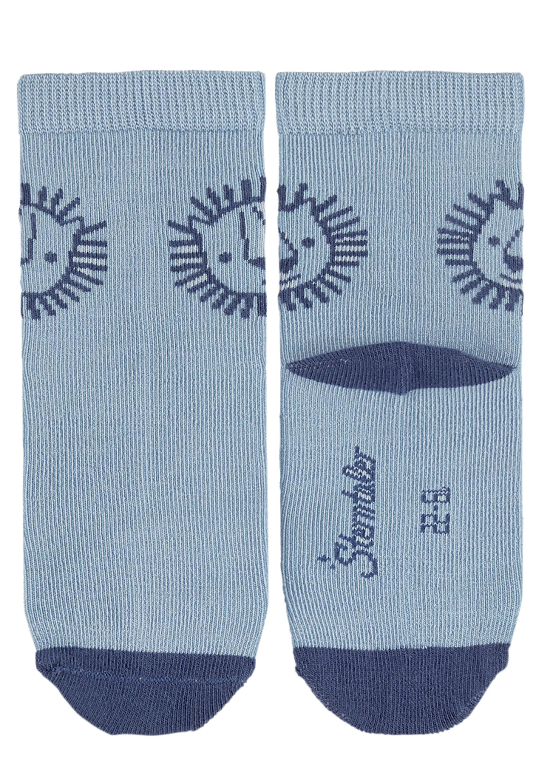 Kindersocken 3er-Pack  in Gelb oder Hellblau