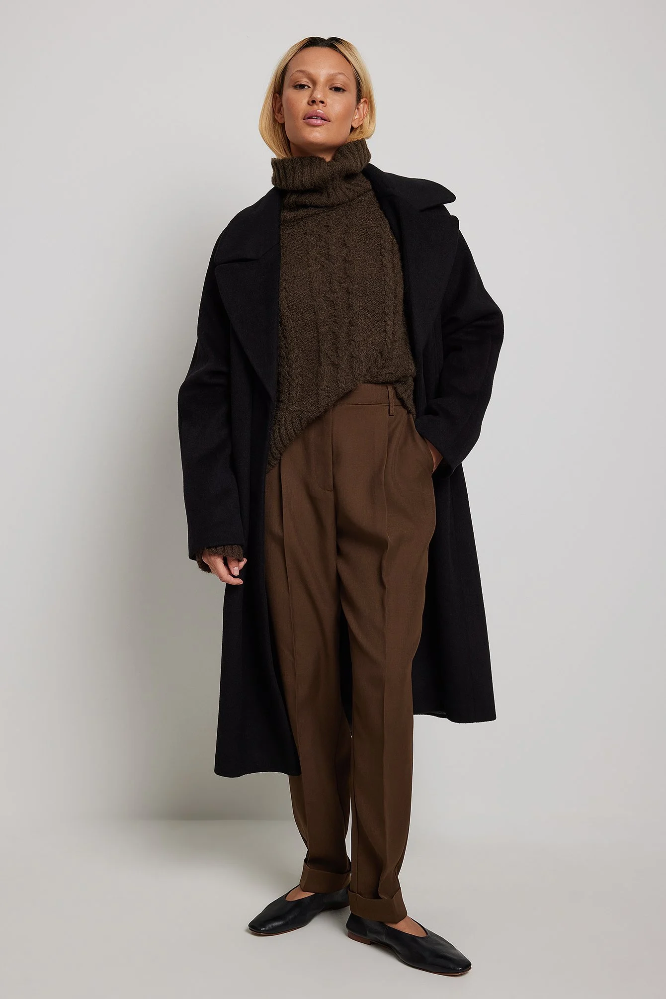 Tailored Fold Up Anzughose