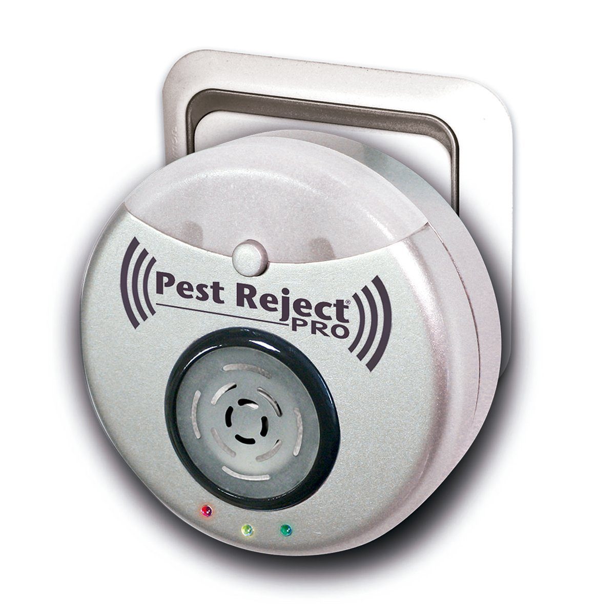 Pest Reject® Ultraschall-Tierabwehr Pest Reject Pro Insektenvertreiber, Spar-Set 1-tlg., Keine Chemie bis zu 300m2 mit Nachtlicht für die Steckdose