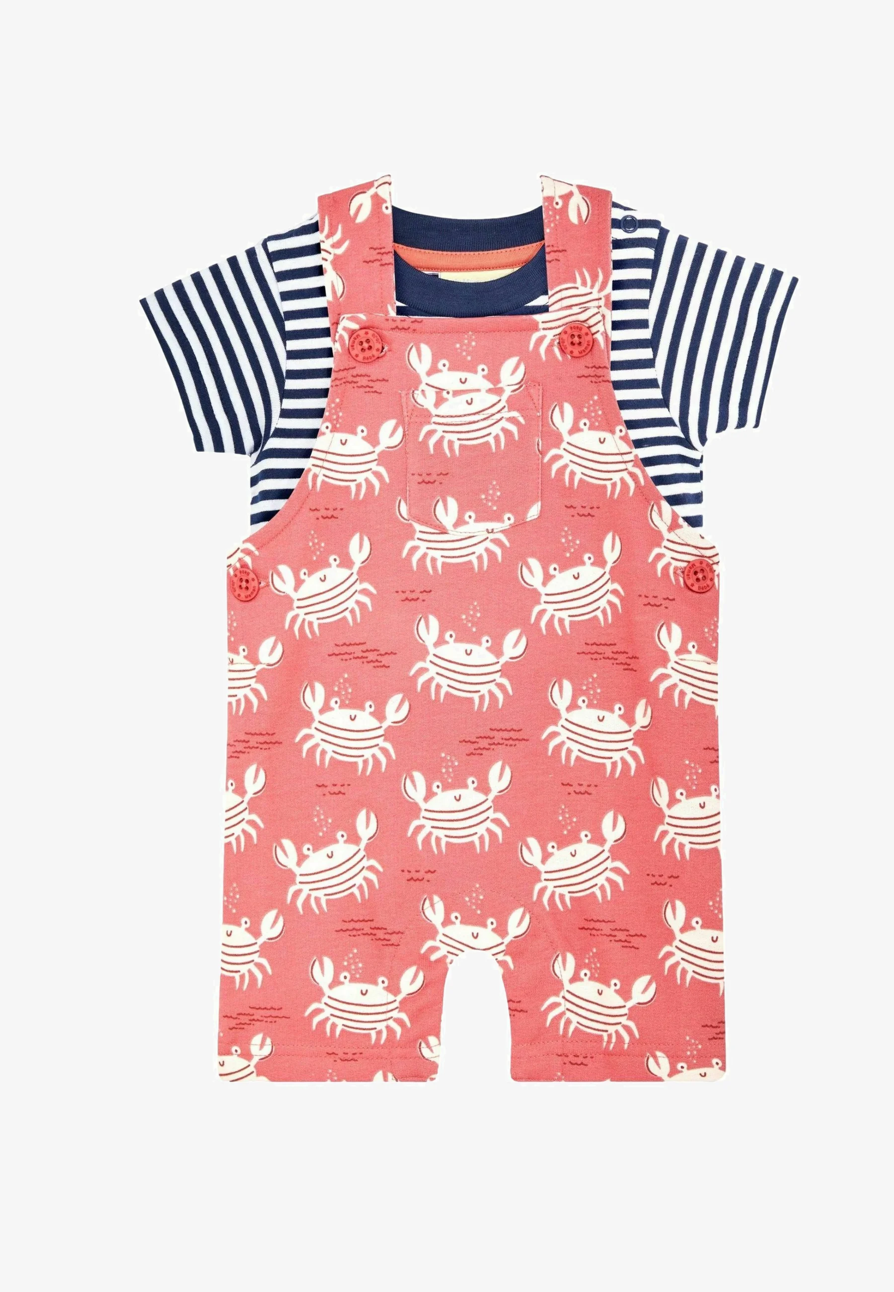 JoJo Maman Bébé CONJUNTO DE 2 PIEZAS - AJUSTE REGULAR - Peto