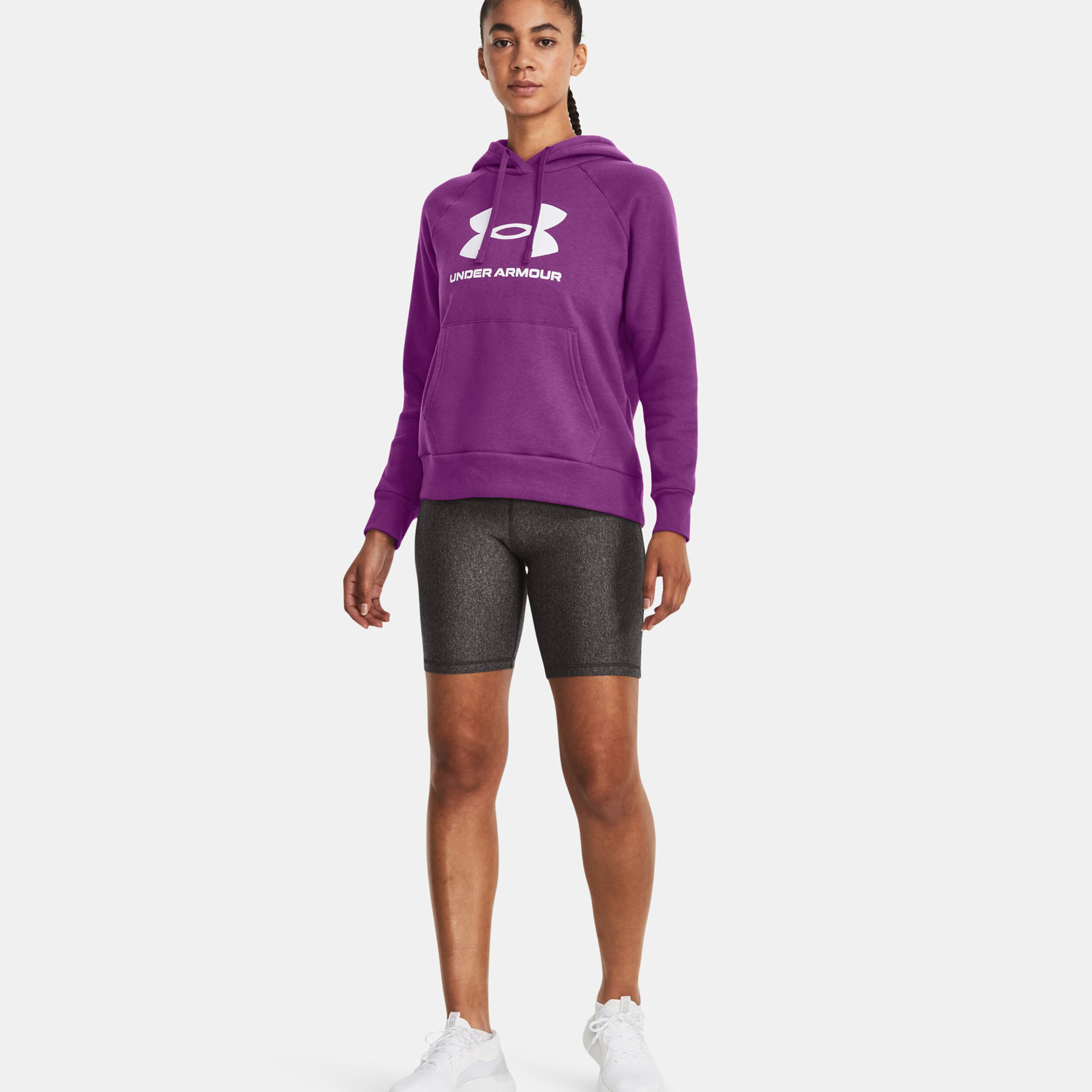 Big Logo Hoody Damen - Lila