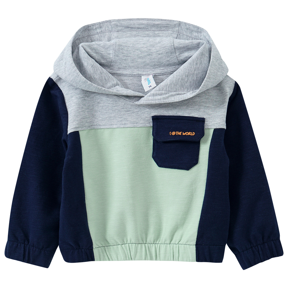 Baby Hoodie mit Brusttasche