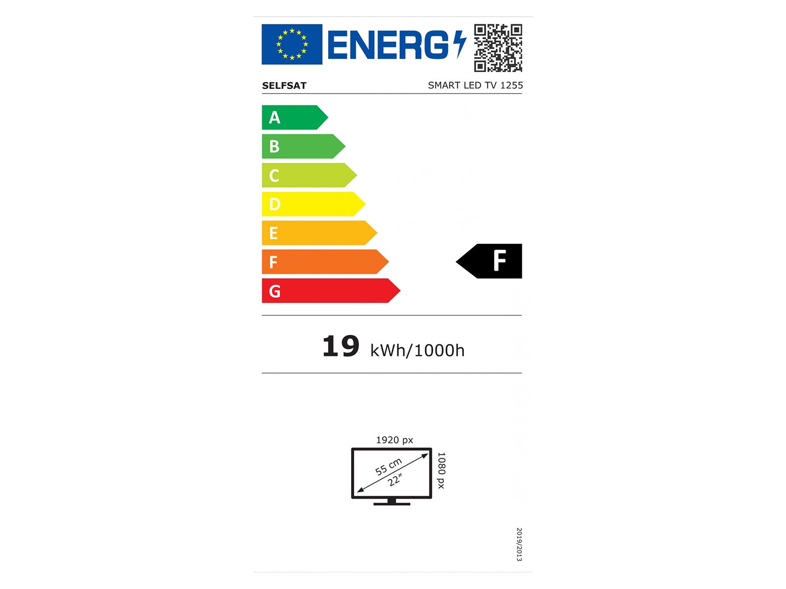 Selfsat Smart-LED-TV 1255 22