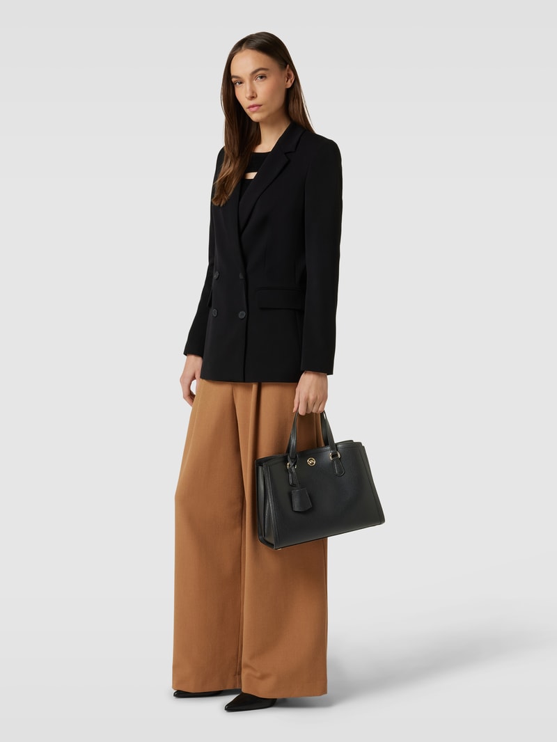 Handtasche mit Applikation Modell 'CHANTAL' in black