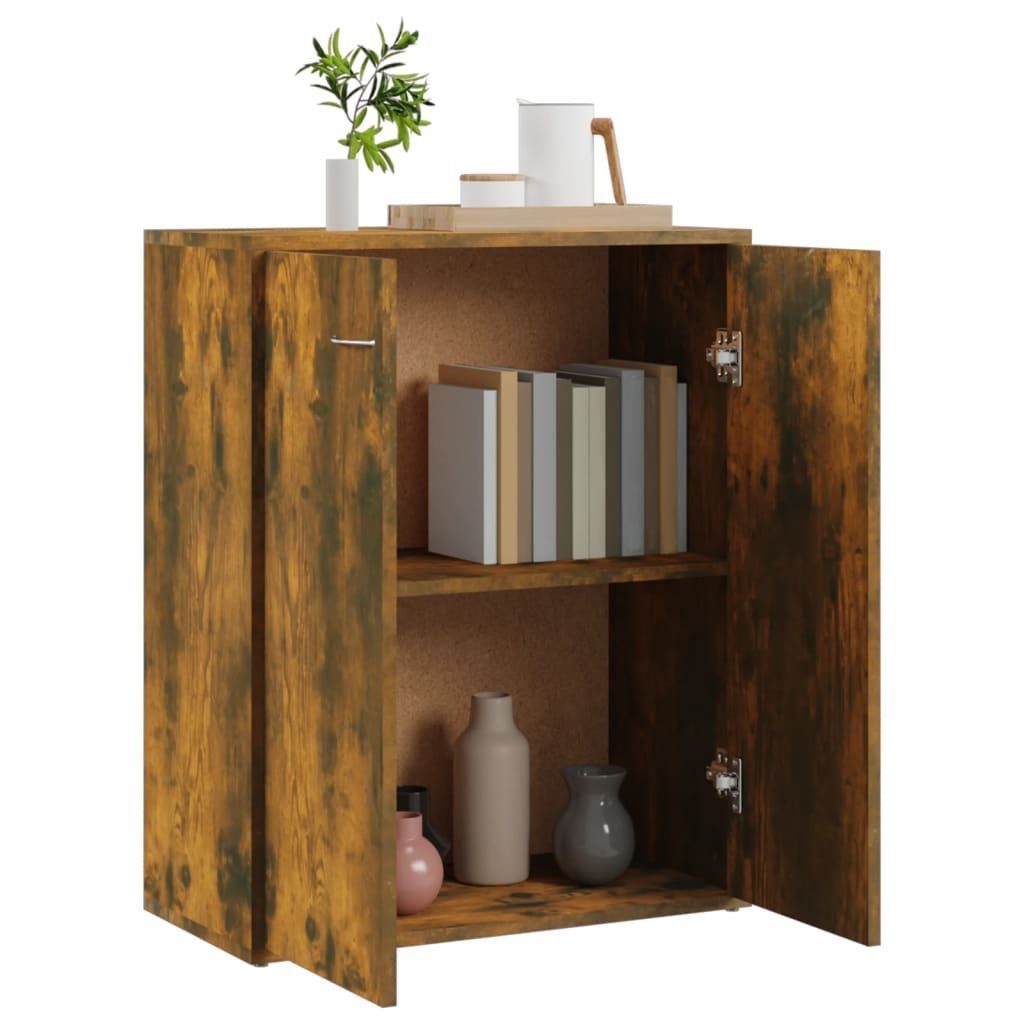 vidaXL Sideboard Sideboard Räuchereiche 60x30x75 cm Holzwerkstoff (1 St)