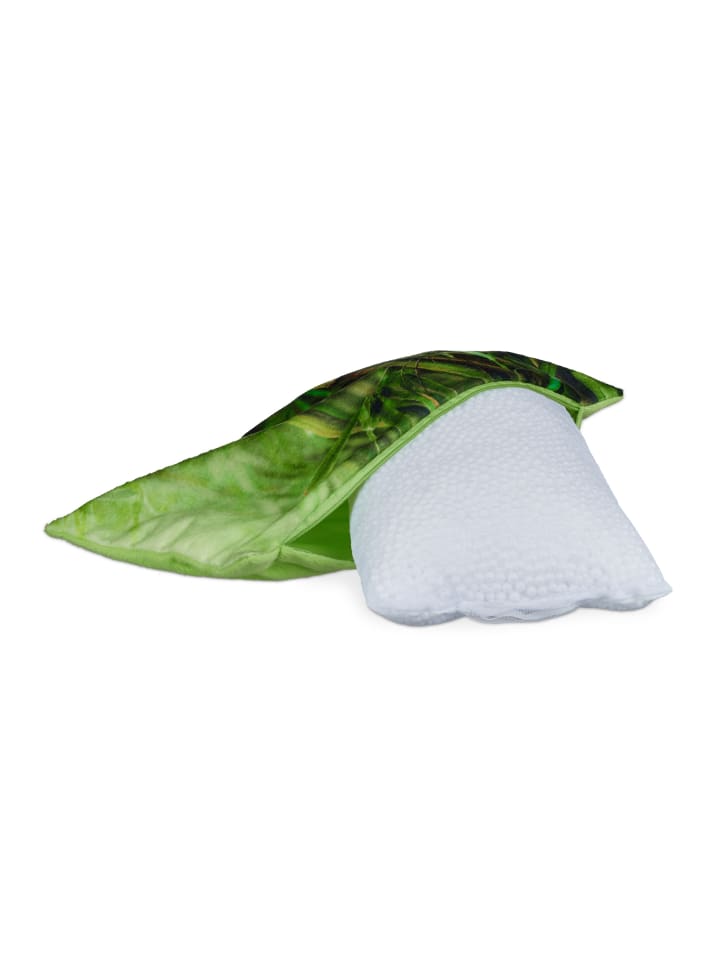 relaxdays Badewannekissen Bambus in Grün günstig kaufen onesize