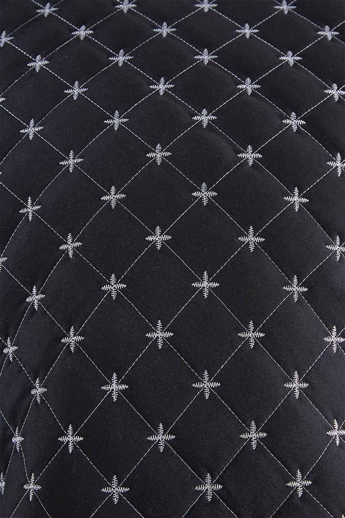 Çeyiz Diyarı  Gesteppte Tagesdecke „Star“ für Einzelbett, Schwarz