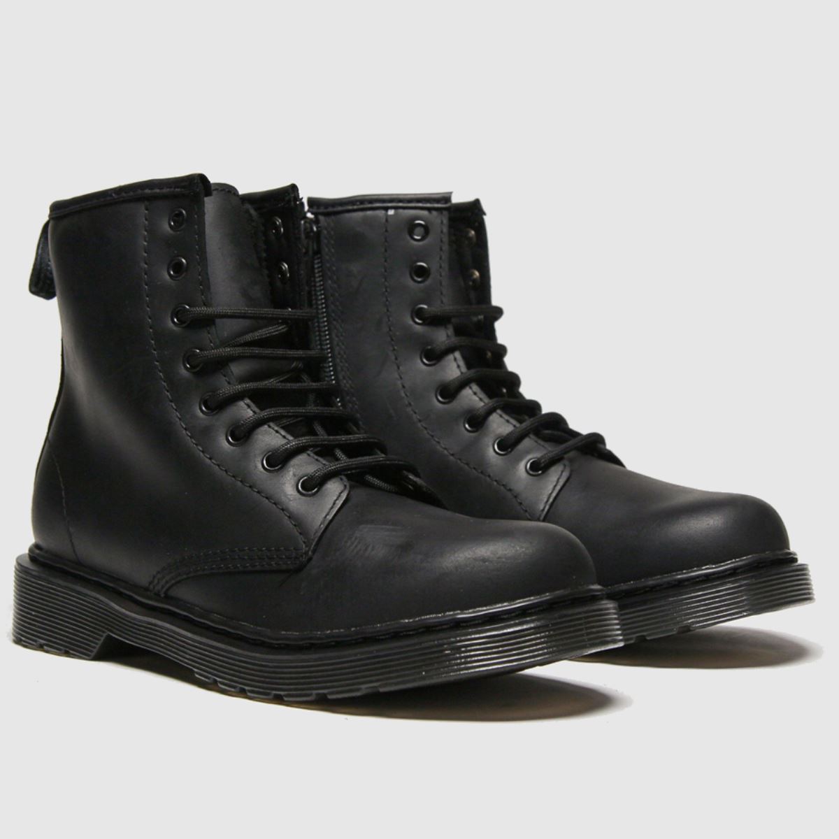 Dr Martens svarta 1460 Serena Mono Junior stövlar