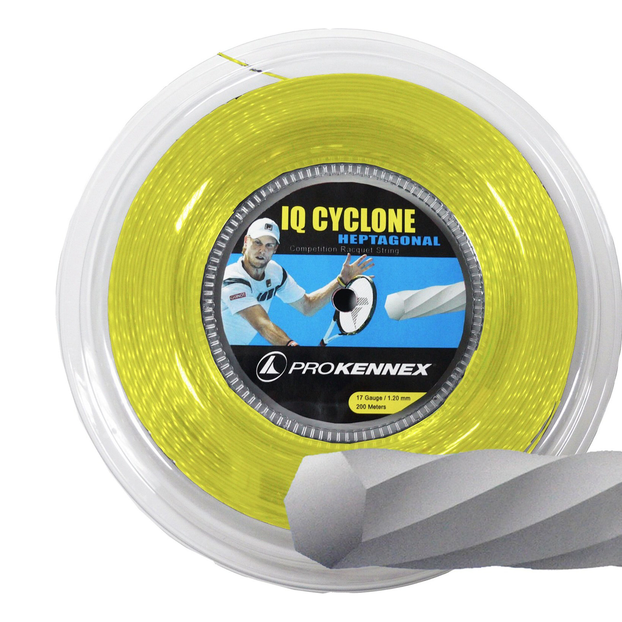 IQ Cyclone Saitenrolle 200m - Gelb