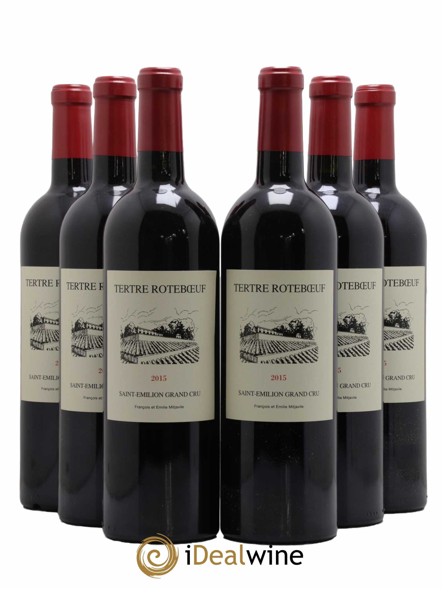 Château Tertre Roteboeuf  2015 - Lot de 6 Bouteilles