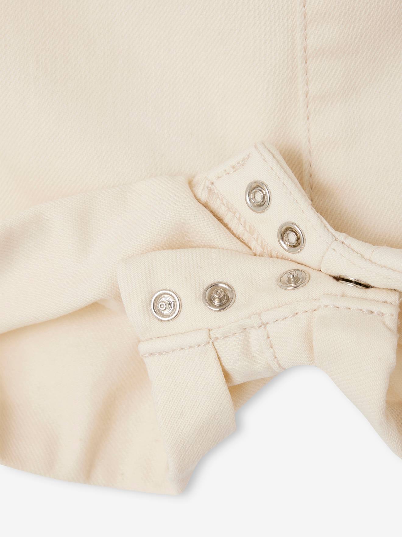 Vertbaudet Baby Latzshorts - wollweiß