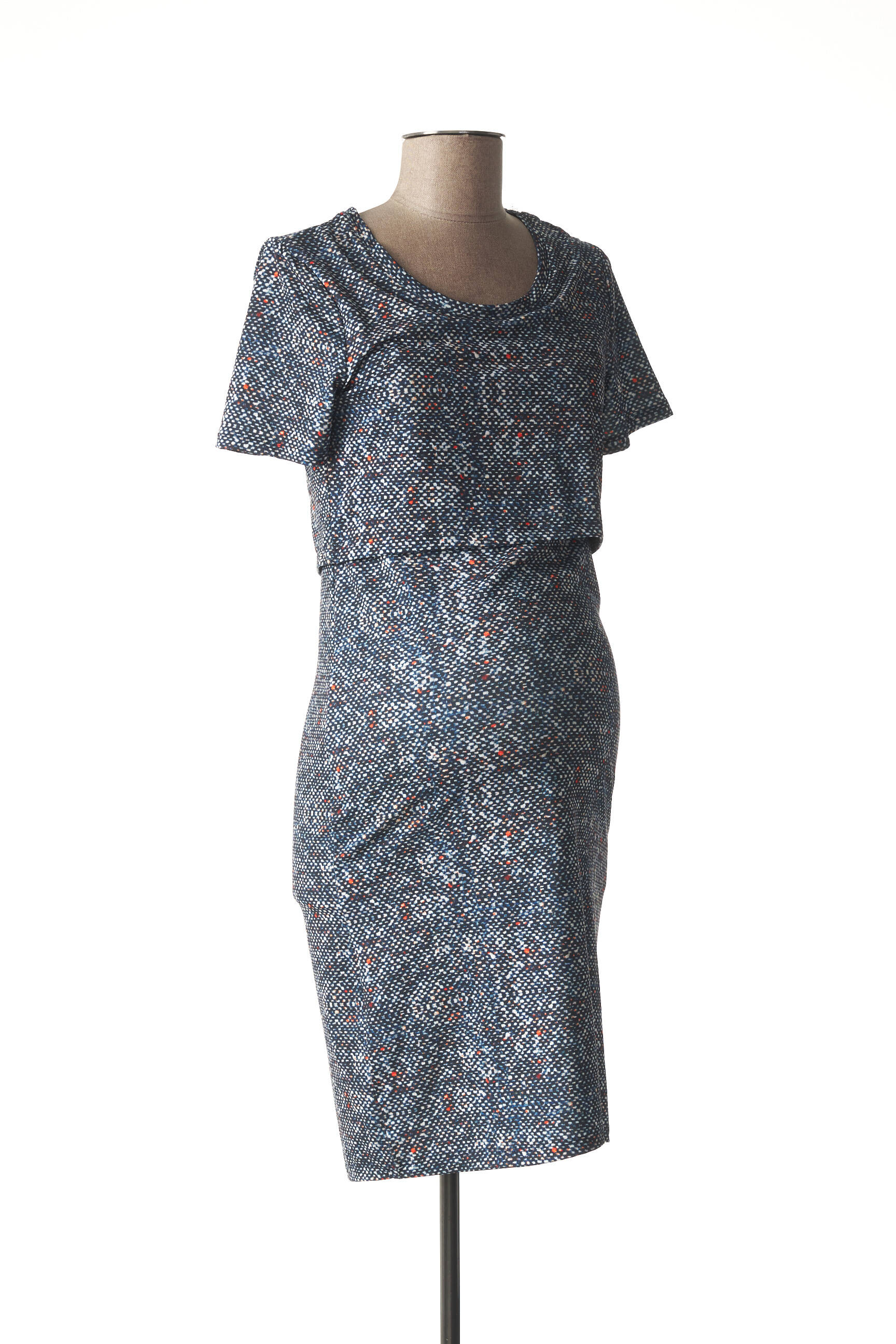Love2wait Robes Maternite Femme couleur bleu