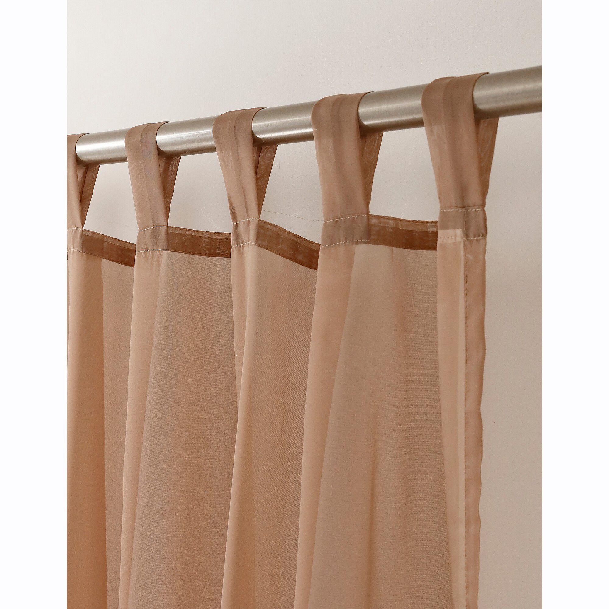 Panneau voile uni finition pattes