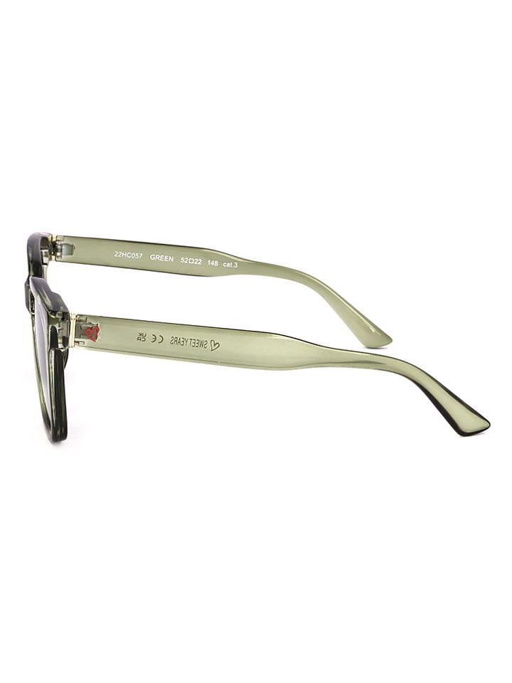 SWEET YEARS Damen-Sonnenbrille in Grün günstig kaufen 52