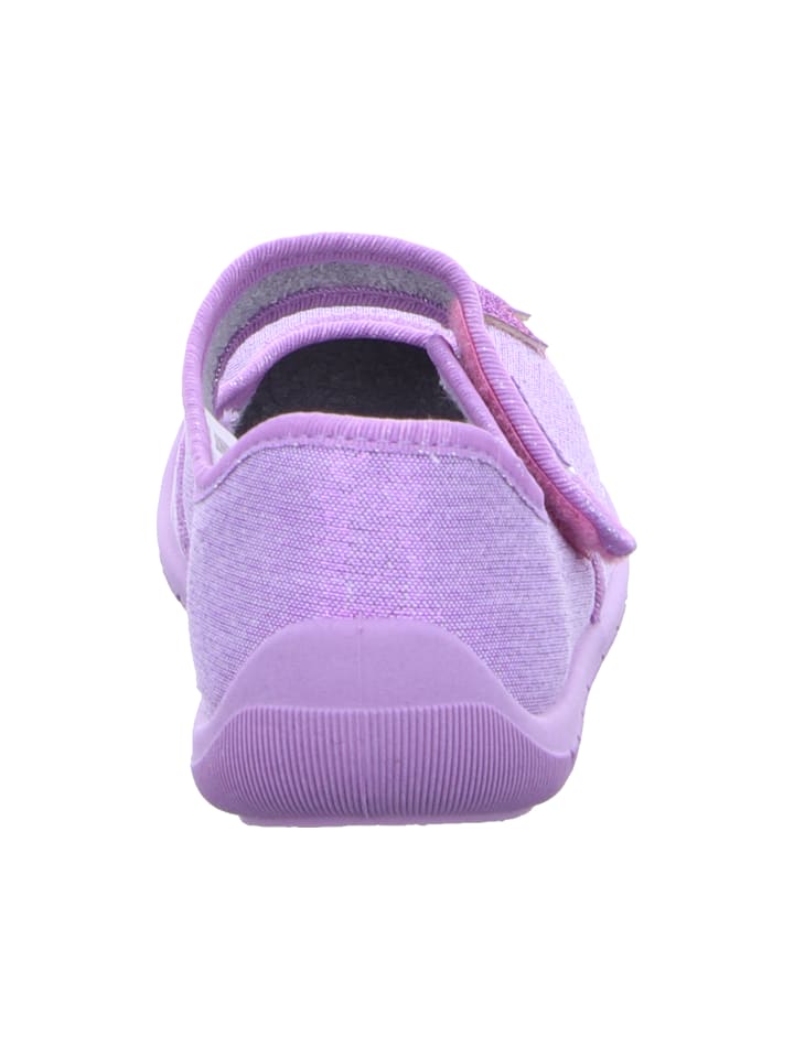 Fischer Markenschuh Hausschuh in lila günstig kaufen