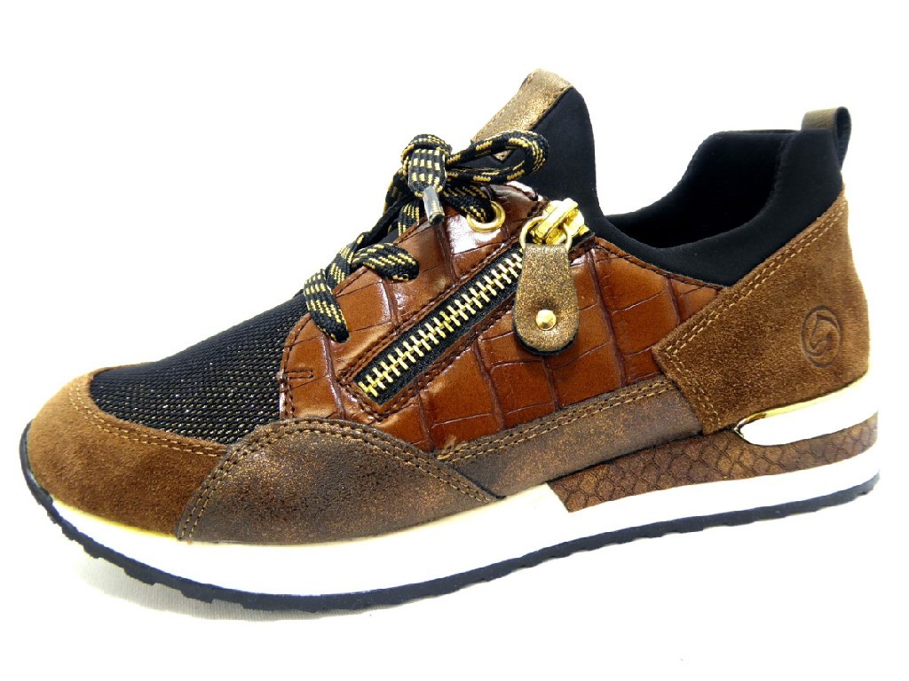 REMONTE Komfort Slipper braun