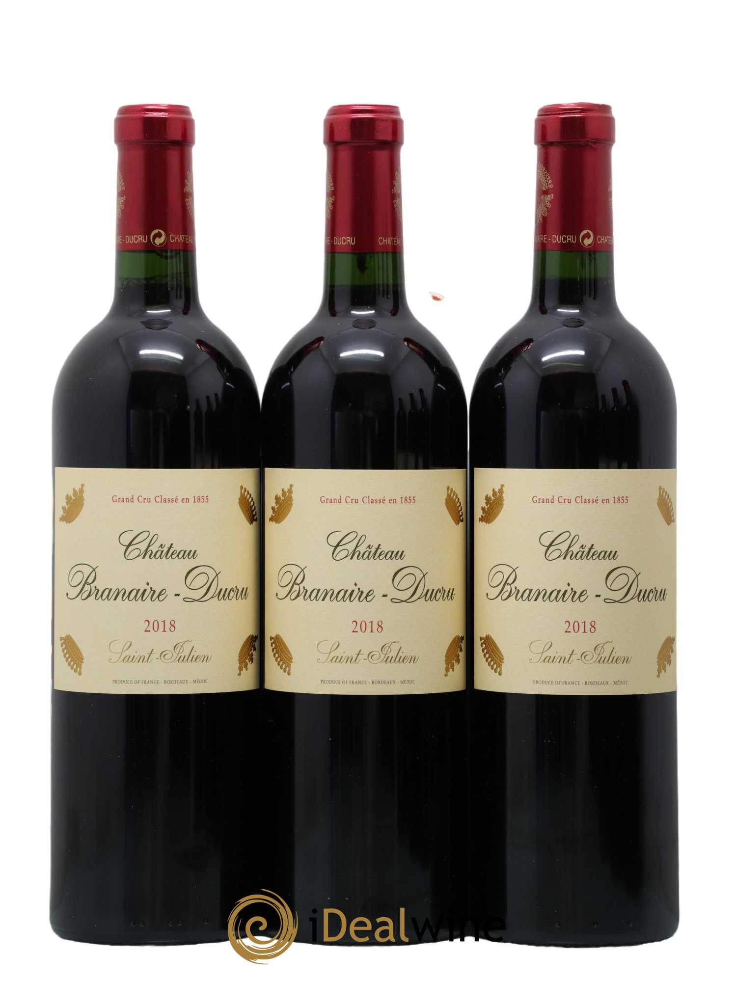 Château Branaire Ducru 4ème Grand Cru Classé  2018 - Lot de 6 Bouteilles