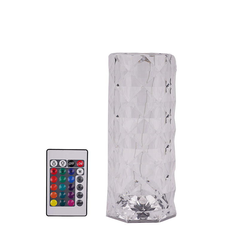 Home Bordlampe LED 9x21,5 cm touch fargeskiftende
