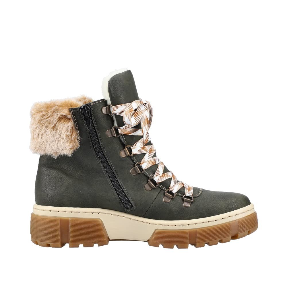 RIEKER Stiefeletten grün HWK Damen Stiefel