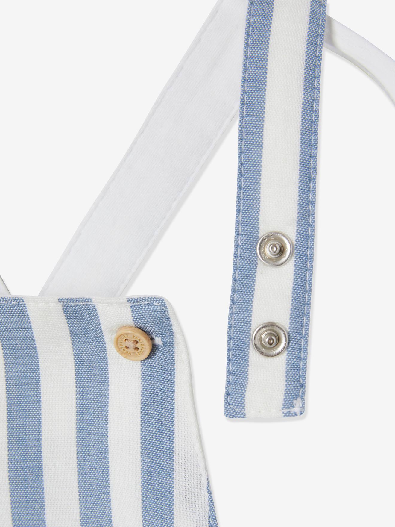 Vertbaudet Baby Latzhose, Retro-Chic - wollweiß