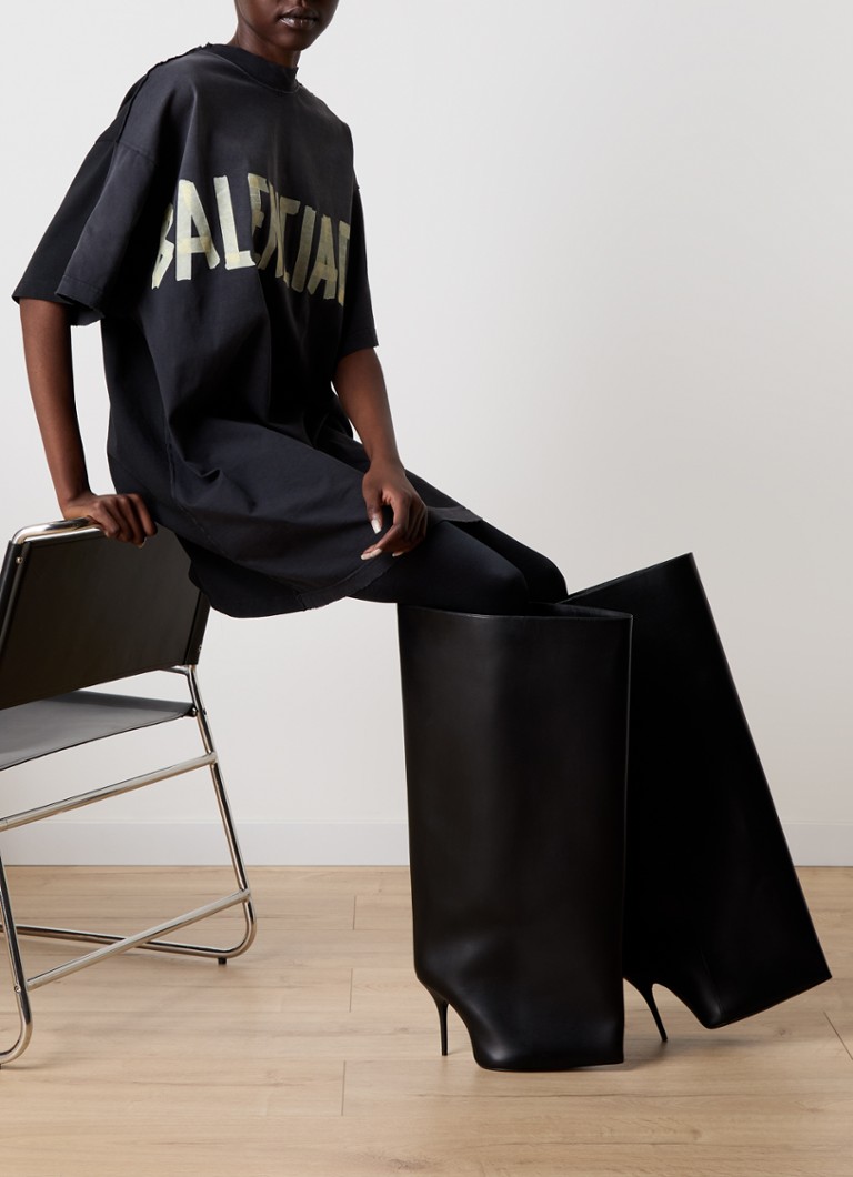 Ghete Balenciaga New Wader din piele de vițel.