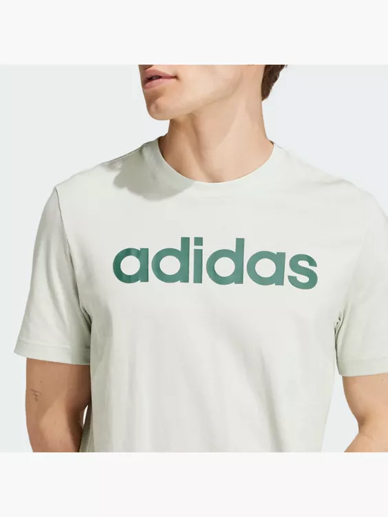 adidas Essentials Single Jersey Linear Embroidered Logo T-Shirt