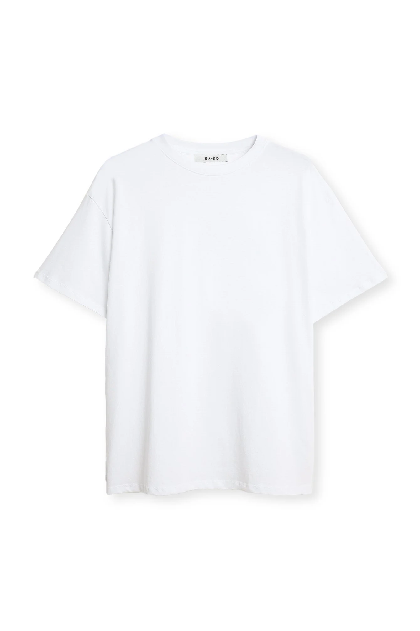 Rundhals T-Shirt aus Baumwolle