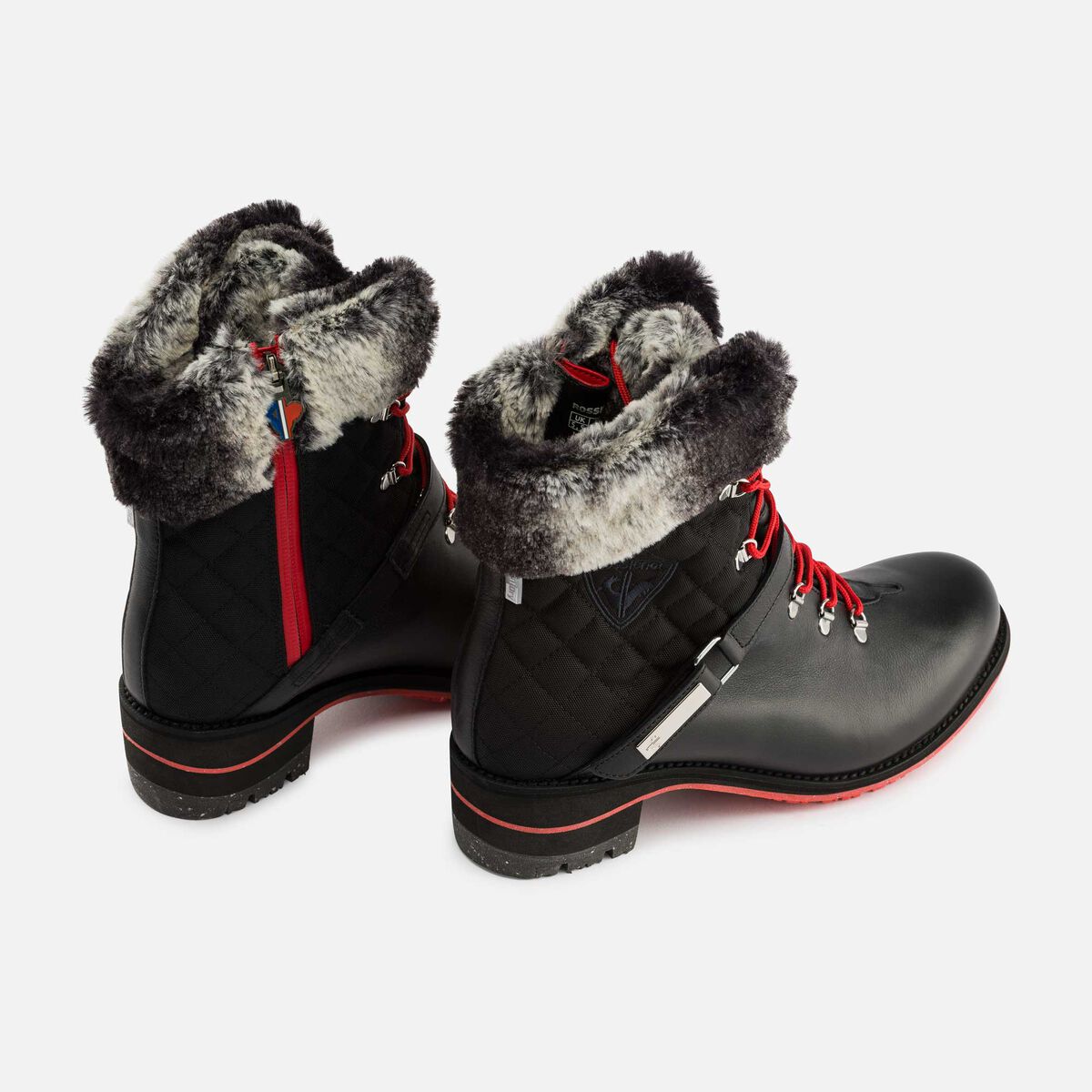 1907 Megève Black Damenstiefel