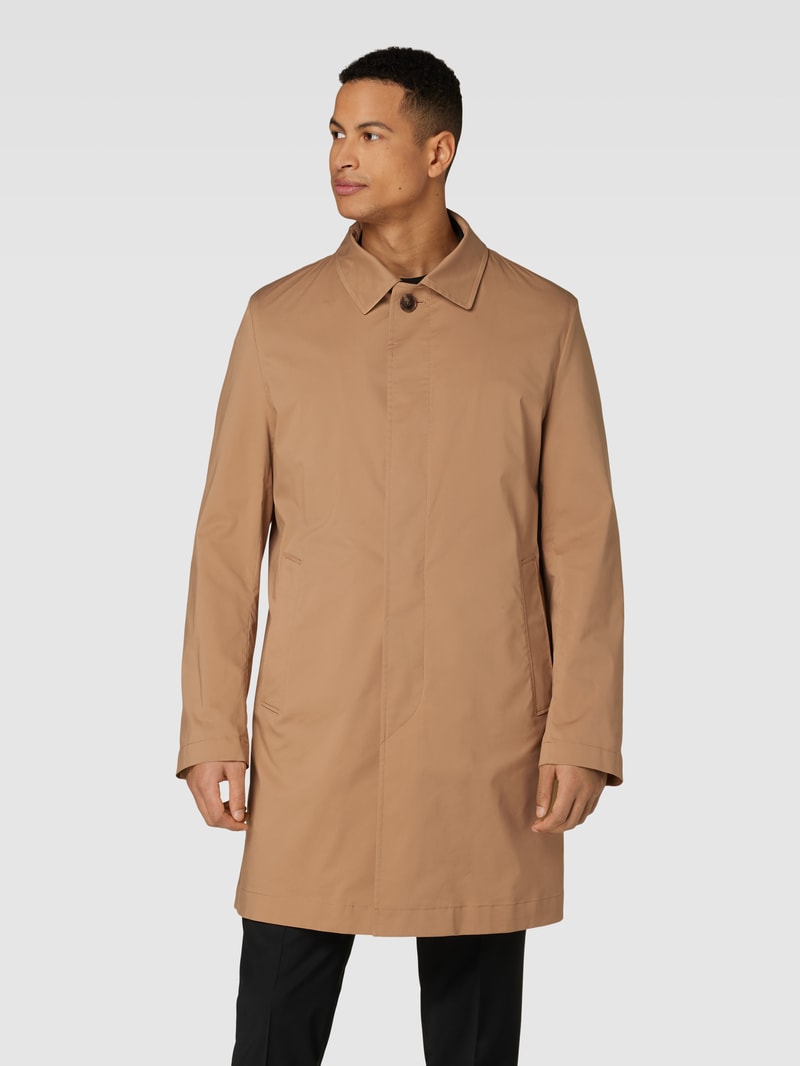 Mantel mit Eingrifftaschen Modell 'Jared' in beige