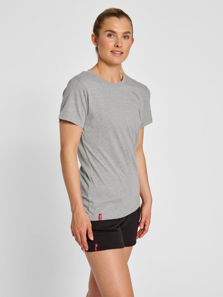 Hummel Hummel T-Shirt Hmlred Damen in GREY MELANGE günstig kaufen
