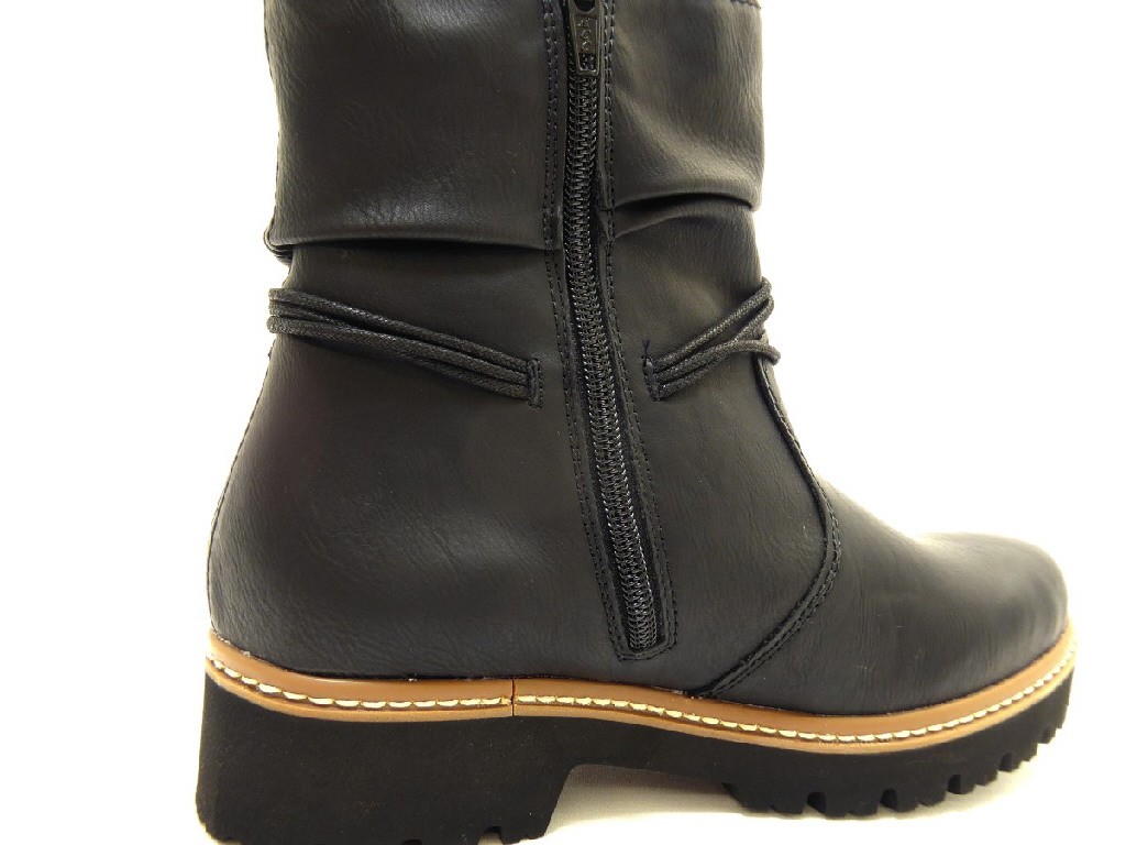 RIEKER Schnür-Stiefeletten schwarz Z577000 Z57
