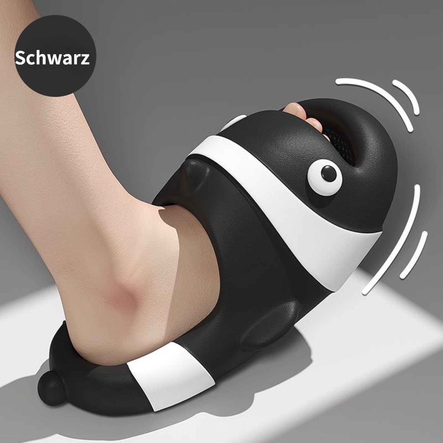 HOMEIDEAS Badeschuh Erwachsene Clownfisch-Hausschuhe, Rutschfeste Sandalen