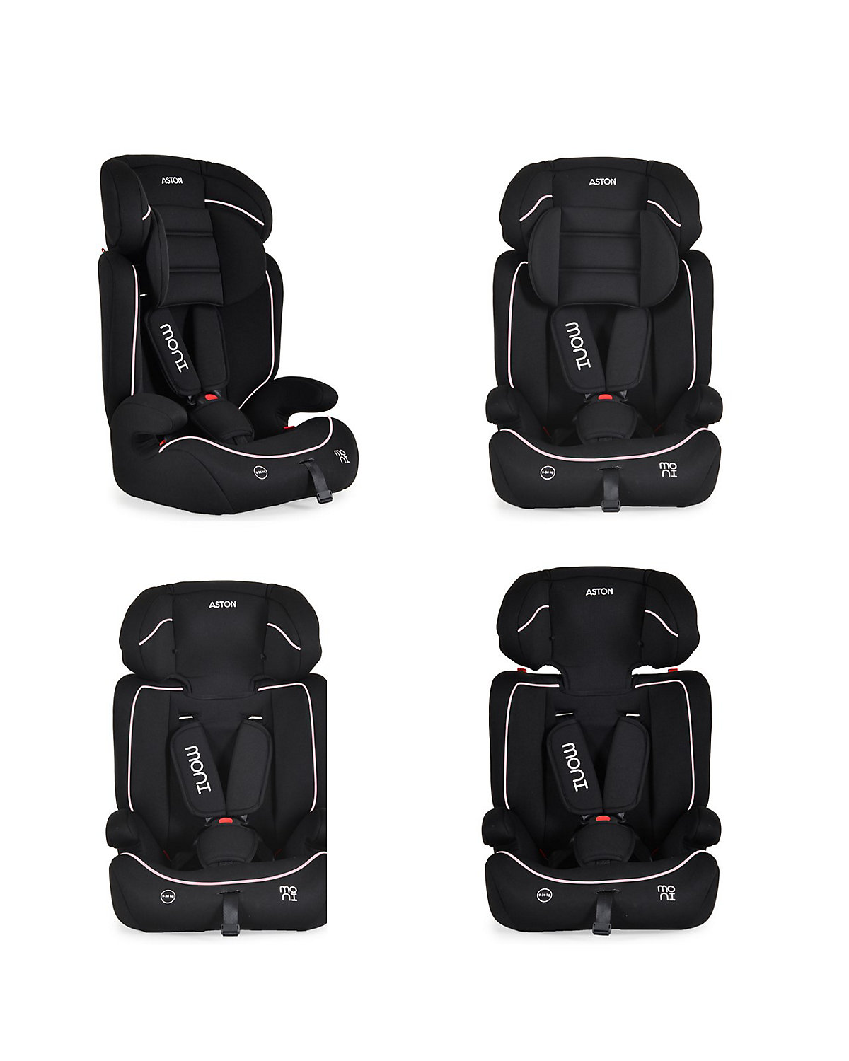 Kindersitz Aston Gruppe 1/2/3 (9-36 kg) Kopfstütze verstellbar Kindersitze