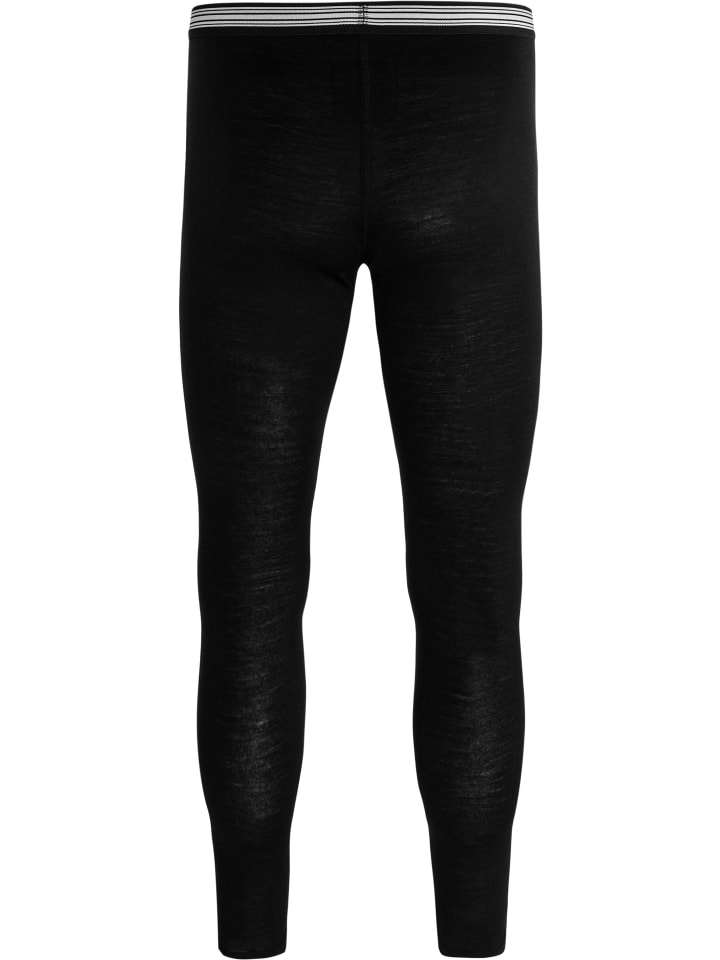 Normani Outdoor Sports Herren Merino-Set T-Shirt und Unterhose in Schwarz günstig kaufen