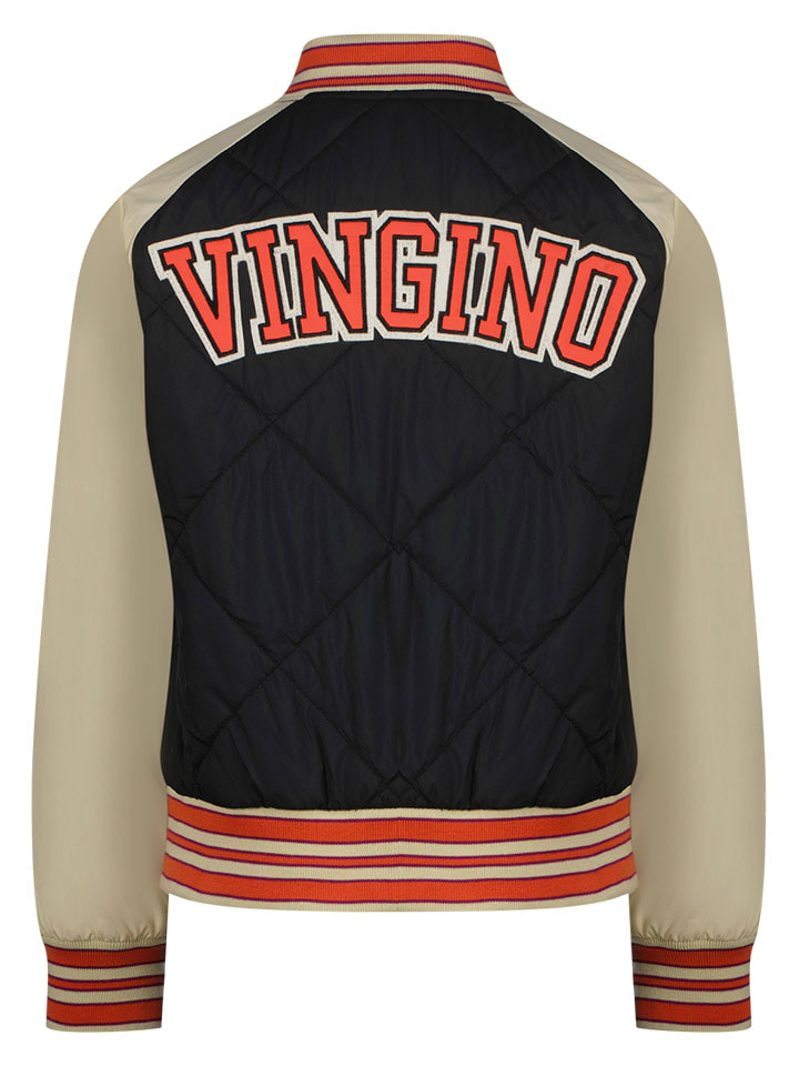 Vingino Übergangsjacke in Schwarz/ Beige günstig kaufen