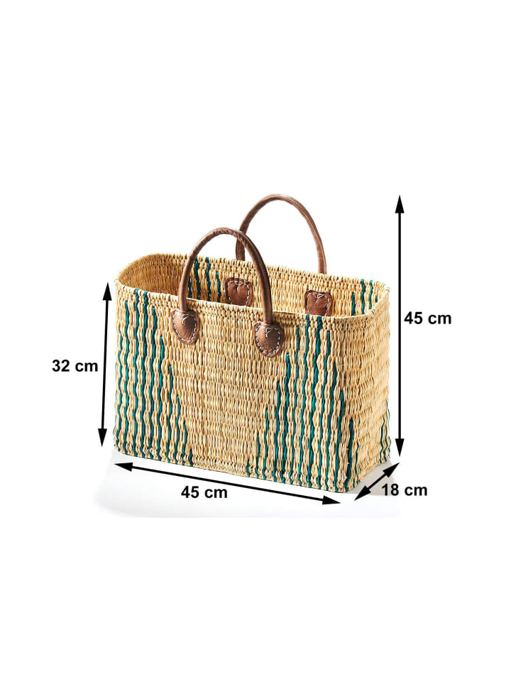 kobolo Einkaufstasche STRIPES in Braun günstig kaufen onesize