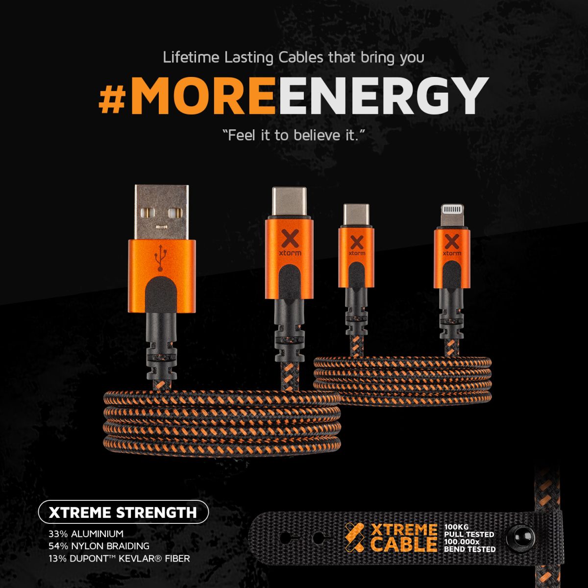 Xtorm 1,5 Meter Xtreme USB C zu Lightning Kabel