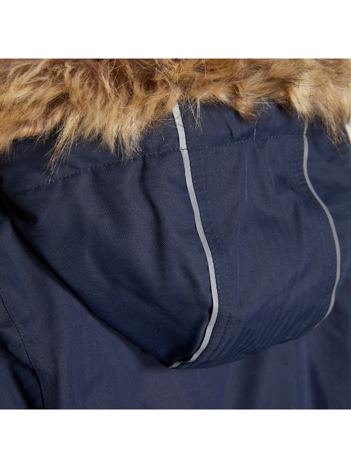 Minymo Schneeoverall 162145 Schneeanzug mit Kapuze und Fußschlafen in Blau günstig kaufen