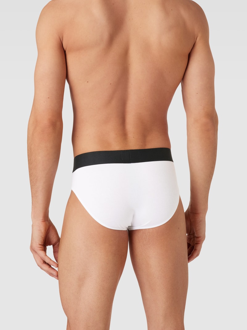 Slip mit Label-Print Modell 'SHINY BIG LOGO' in weiß